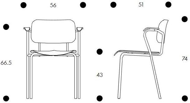 Artek Стул складной с подлокотниками Lukki sun-id-1369519 - Вид №2
