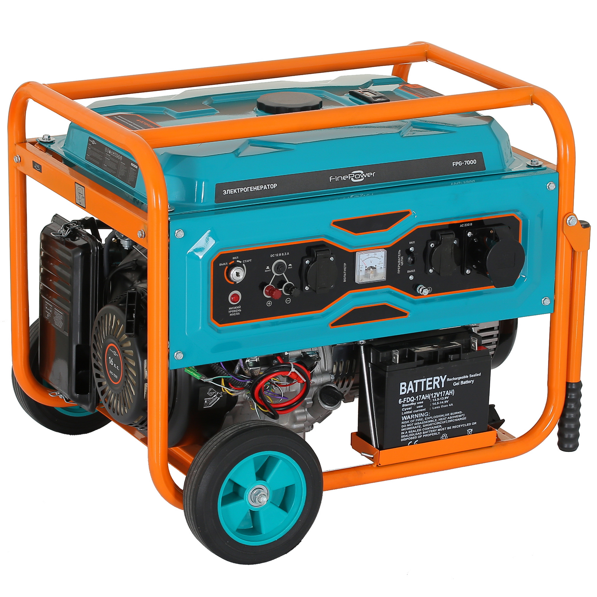 Электрогенератор   бензиновый FinePower FPG-7000 5076254 STDN-0133543