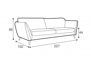 2000983234803 Диван LA FORMA Stella