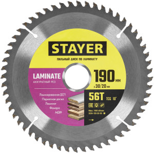 Диск пильный STAYER 3684-190-30-56_z01 9107246