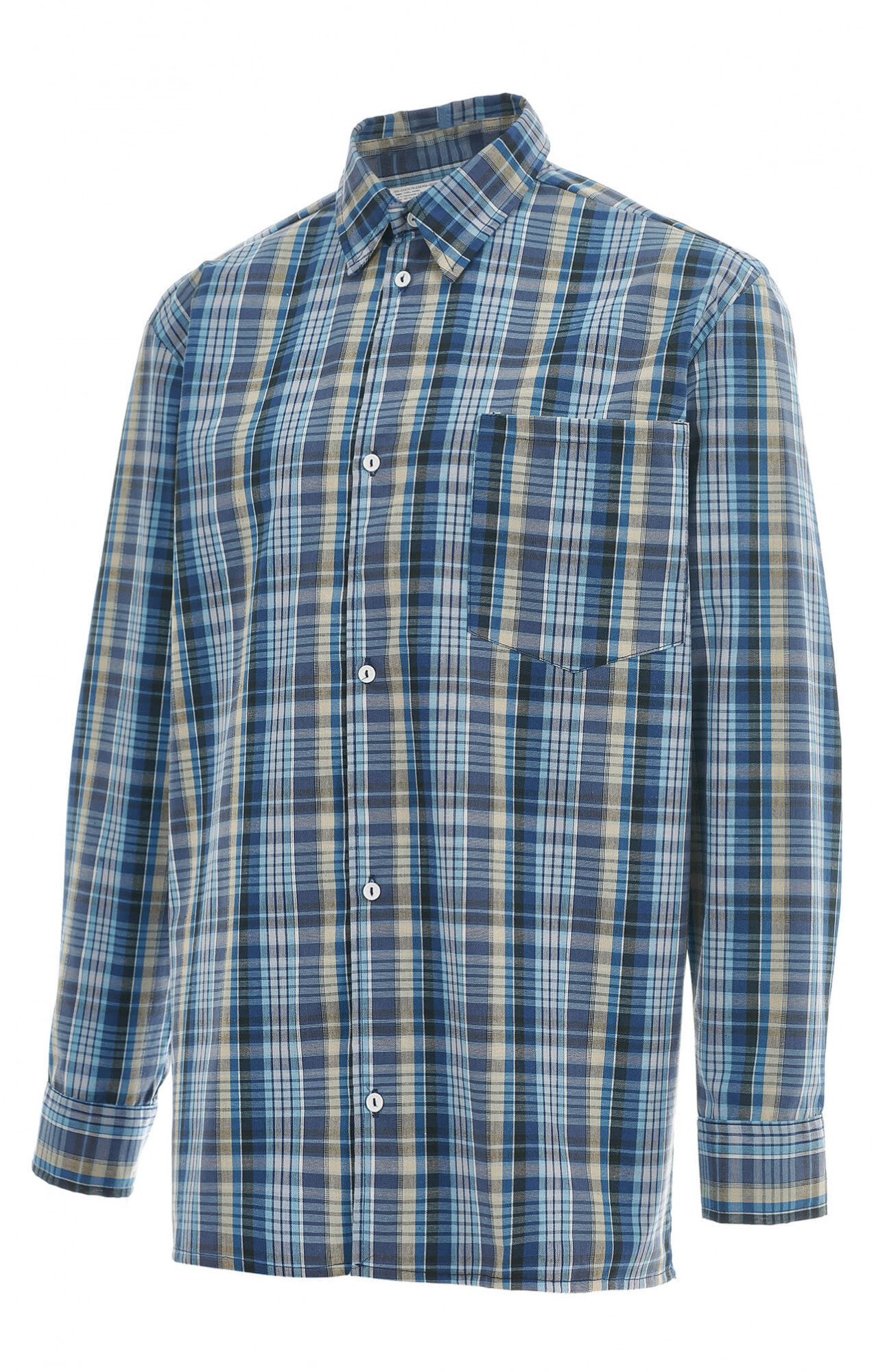 69156 Сорочка рабочая синяя  Толстовки, рубашки, футболки, тенниски размер 52-54 Спецодежда 