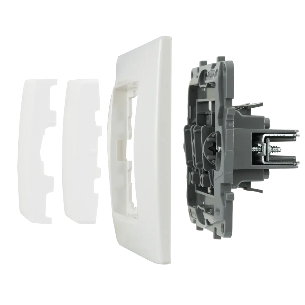 Legrand Etika — двухклавишный выключатель с подсветкой, белый глянец 82153470 STLM-0020576 - Вид №5