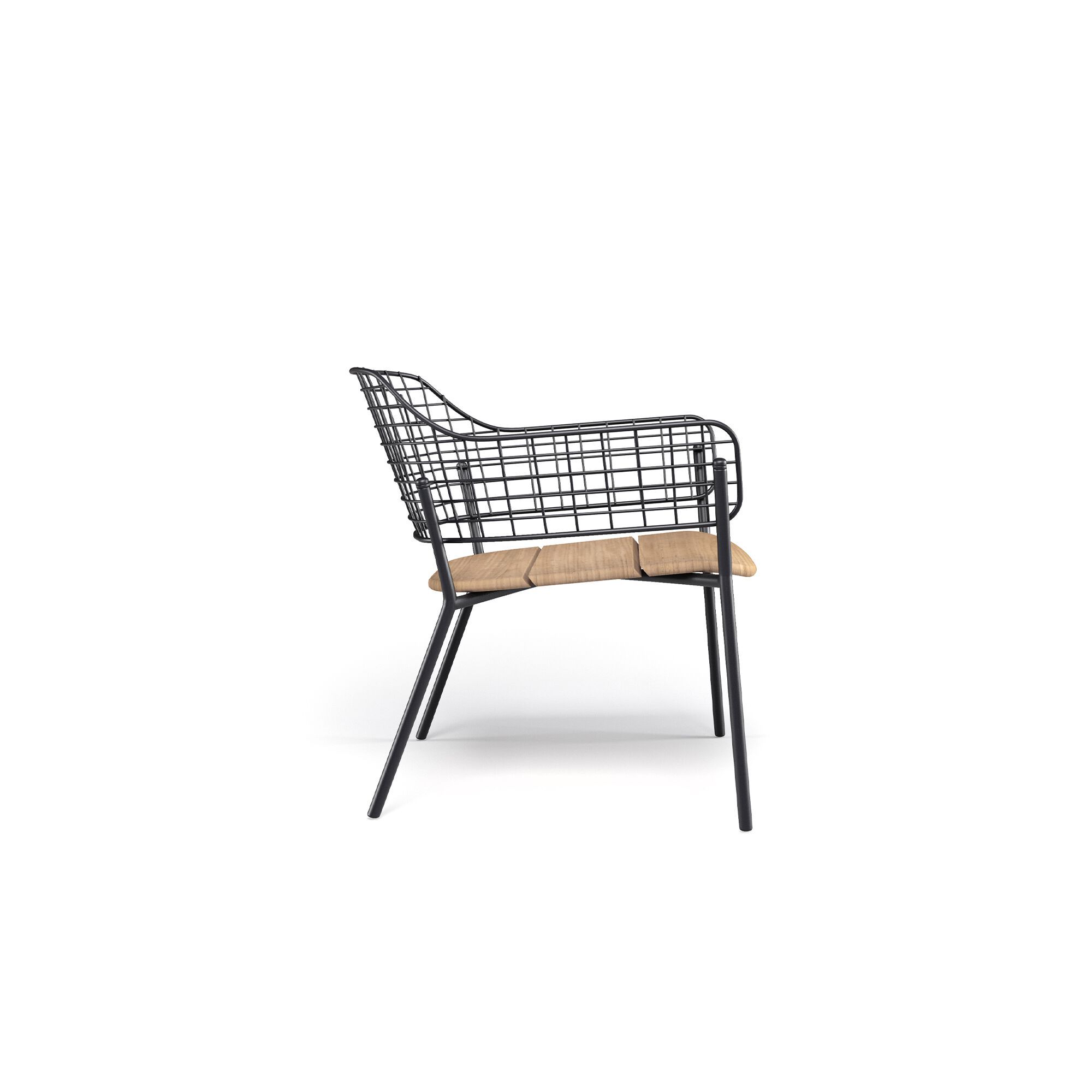 Стул для сада из нержавеющей стали с подлокотниками emu Lyze ARCH-00025510 - Вид №4