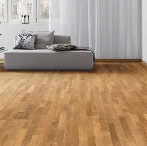 Паркетная доска Haro 4000 Series Top connect Тренд лак Дуб Натур с брашью (Текстурированная) 2200х180 мм 524632 - Вид №1