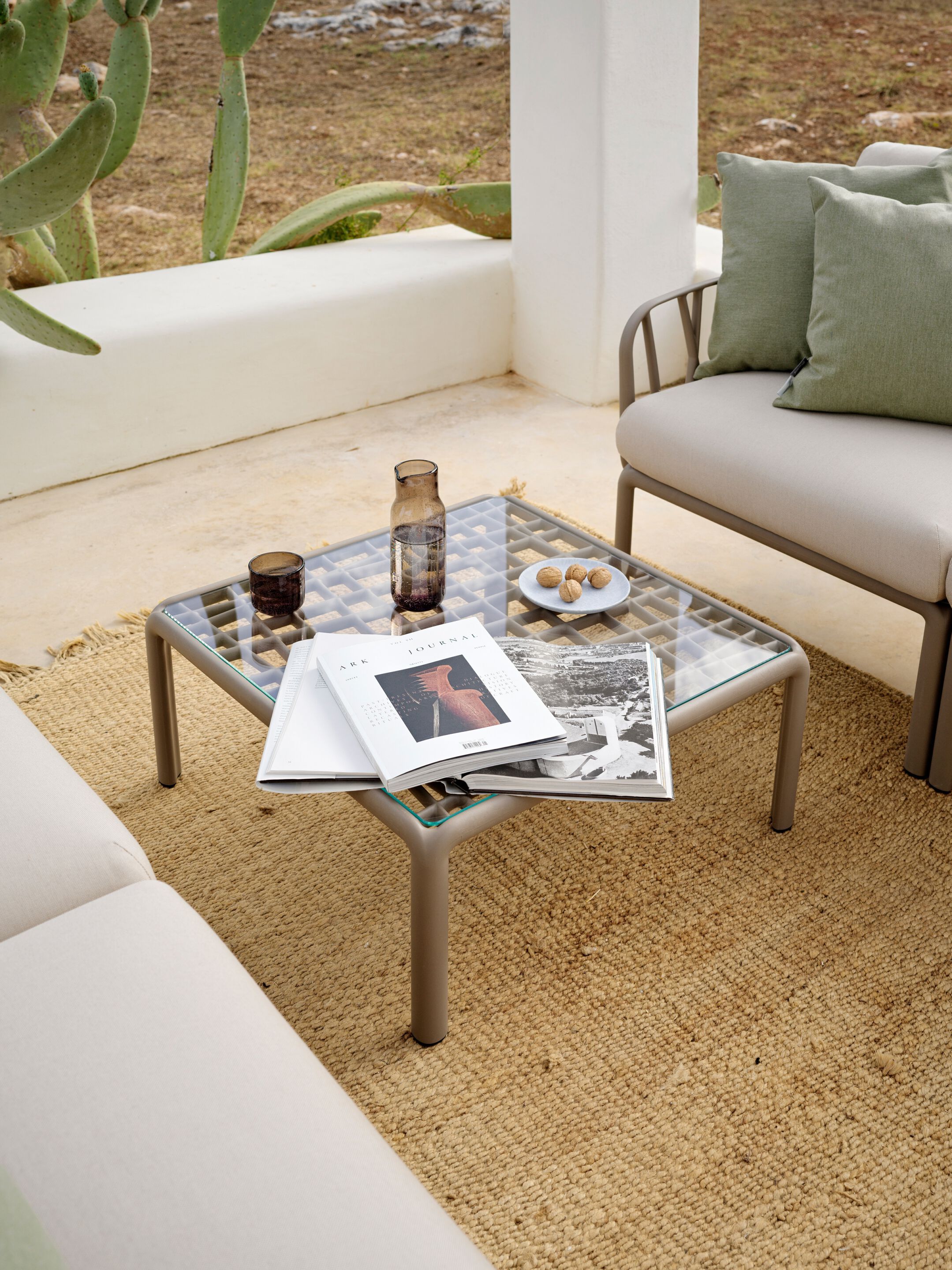 Пуф из смолы и ткани Nardi ARCH-00017796 - Вид №2