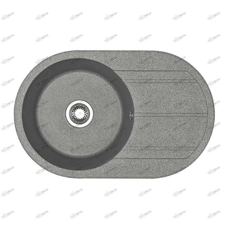 1A712932AI230 Мойка кухонная прямоугольная AQUATON АМИРА