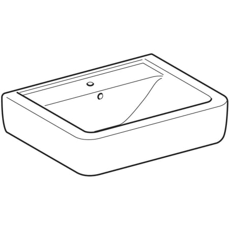 225155000 Накладная раковина Geberit Renova Plan Geberit  - Вид №10