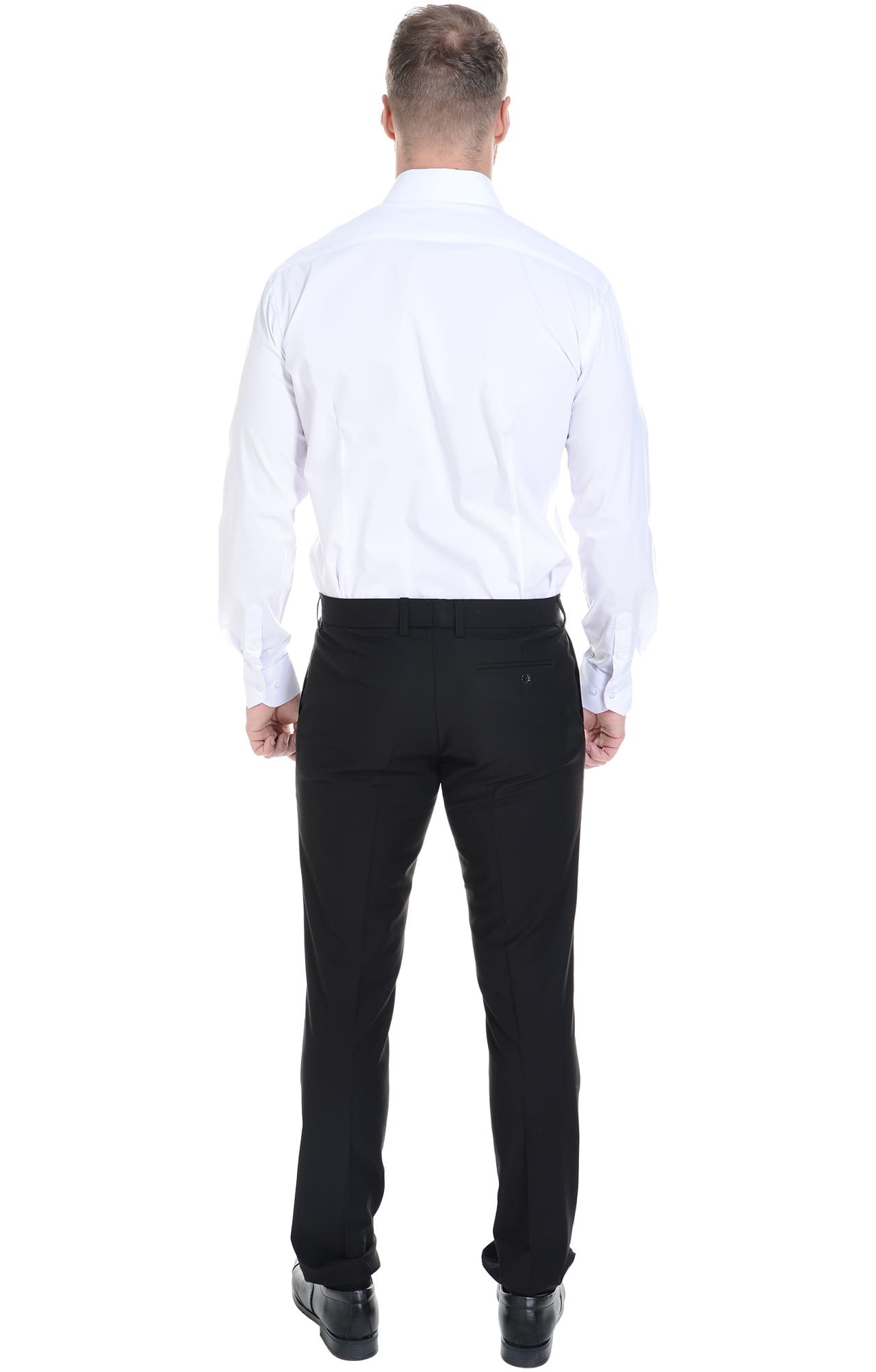 4958026 Рубашка мужская  white El-Risto  Корпоративная одежда  размер 44/182-188  - Вид №8