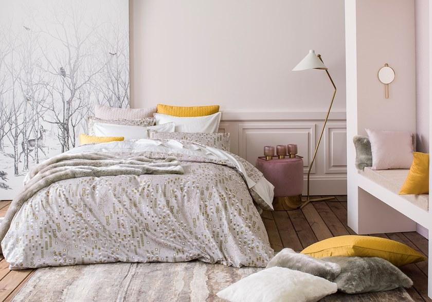 Alexandre Turpault Печатные хлопковые простыни с цветочными мотивами Conte d'hiver sun-id-1391089 - Вид №2