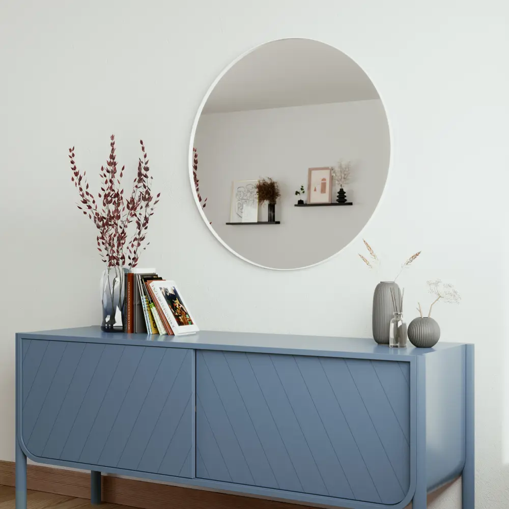 Зеркало Inspire Focale круглое 81 см с влагозащитным покрытием 84466760 STLM-0050457 - Вид №4
