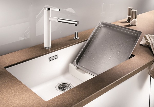523542 Кухонная мойка Blanco Subline 700-U Level белый  Blanco Subline Белый - Вид №7
