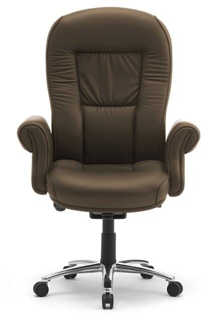Leyform Кожаное кресло руководителя с подлокотниками  24001  - Вид №1