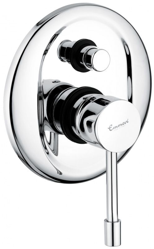 71019CR Внутристенный смеситель Eden на 2 выхода, цвет хром EMMEVI