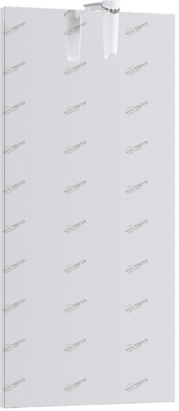 Леон-МР панель с зеркалом и светильником, цвет белый AQWELLA Leon-MP sun-id-277960