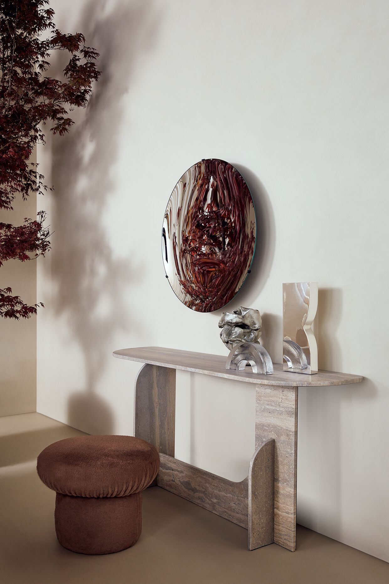 Пуф из искусственного меха Gallotti&Radice NALA ARCH-00148511 - Вид №1