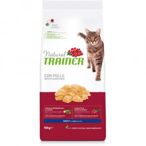 ПР0059545 Корм для кошек TRAINER Natural свежее мясо курицы сух. 10кг NATURAL TRAINER