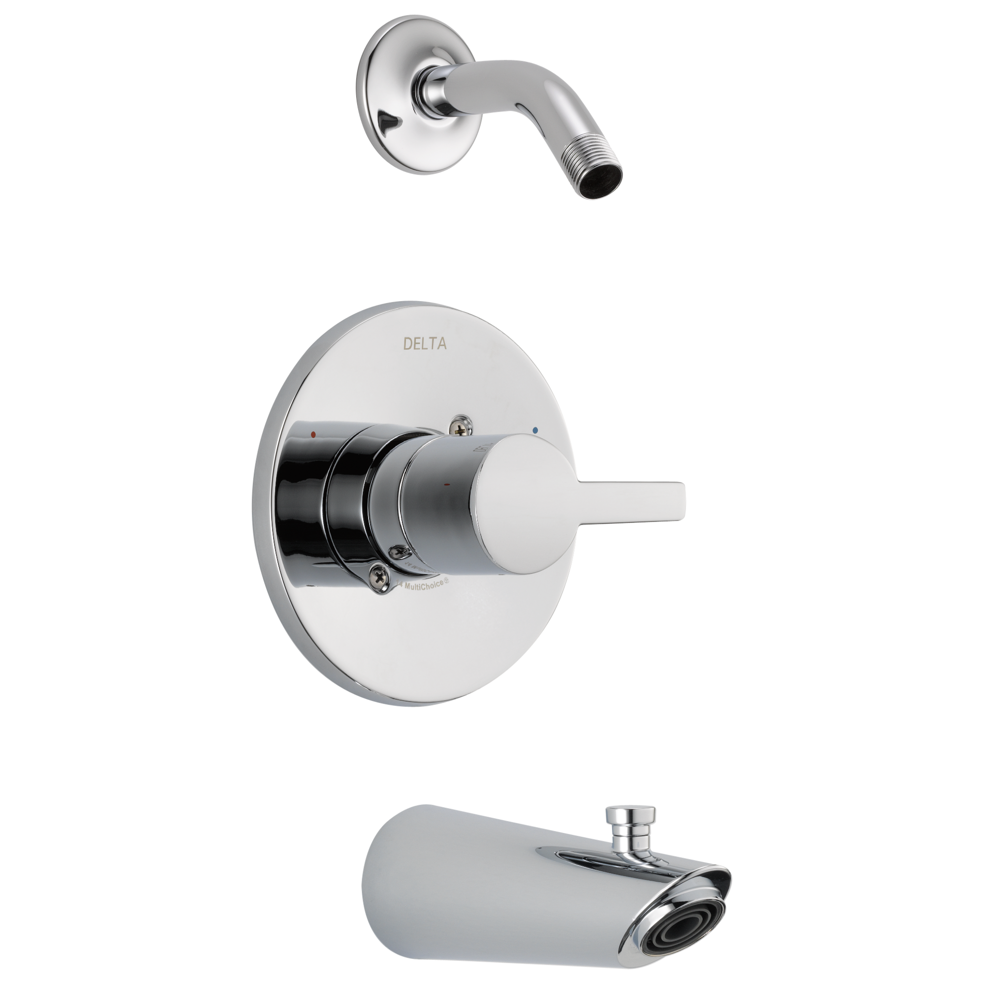 T14461-LHD Для ванны и душа Monitor® 14 Series - без напора Delta Faucet Compel Хром 