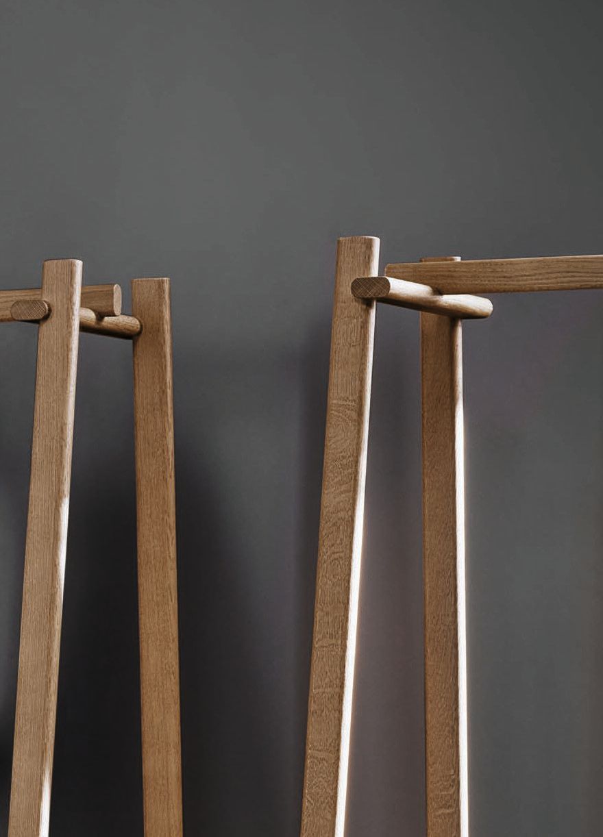 Напольная вешалка из массива дерева BONALDO остров ARCH-00149026 - Вид №2