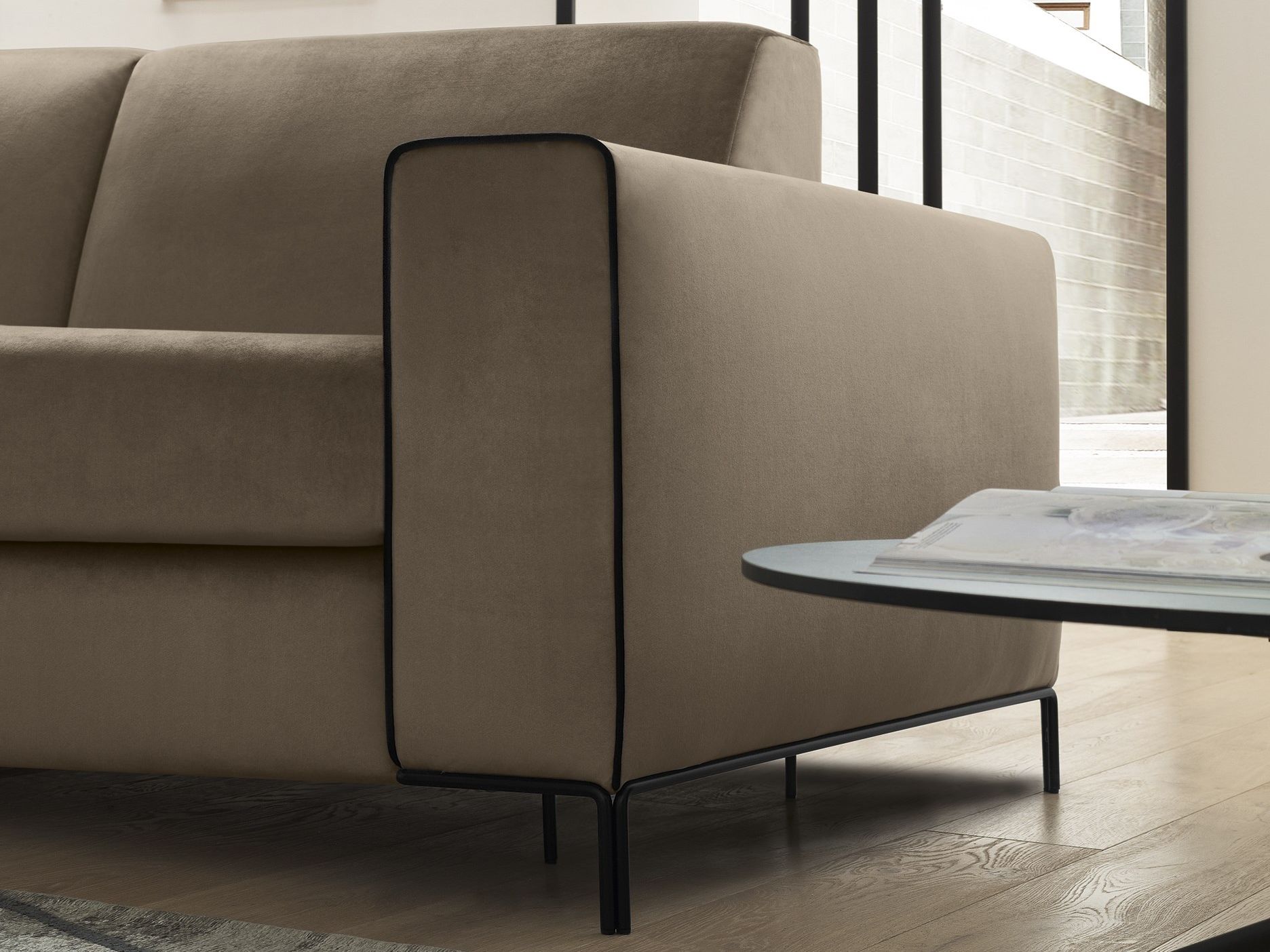 Двуспальный диван-кровать из ткани Felis Day &amp ARCH-00104545 - Вид №5