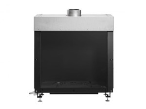 Газовый закрытый камин