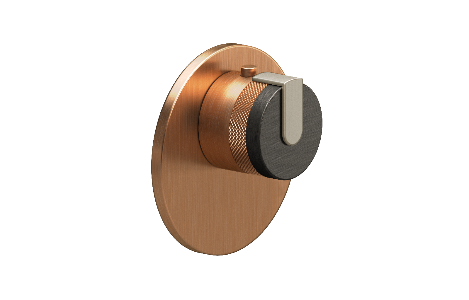 E-8027-R1BOXE-L1SN-BRG-T Термостатический переключатель 3/4-Внешняя часть GRAFF MOD+