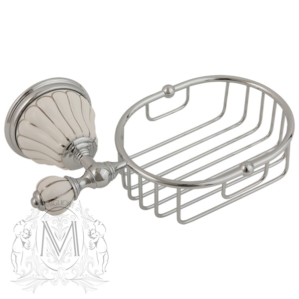 Решетка-корзинка MIGLIORE Olivia ML.OLV-60.625 настенная ML.OLV-60.625.BI.CR - Вид №2