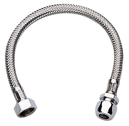 Гибкий шланг высокого давления 3/8″ GROHE, цанговый зажим, хром (45120000) Spare Parts