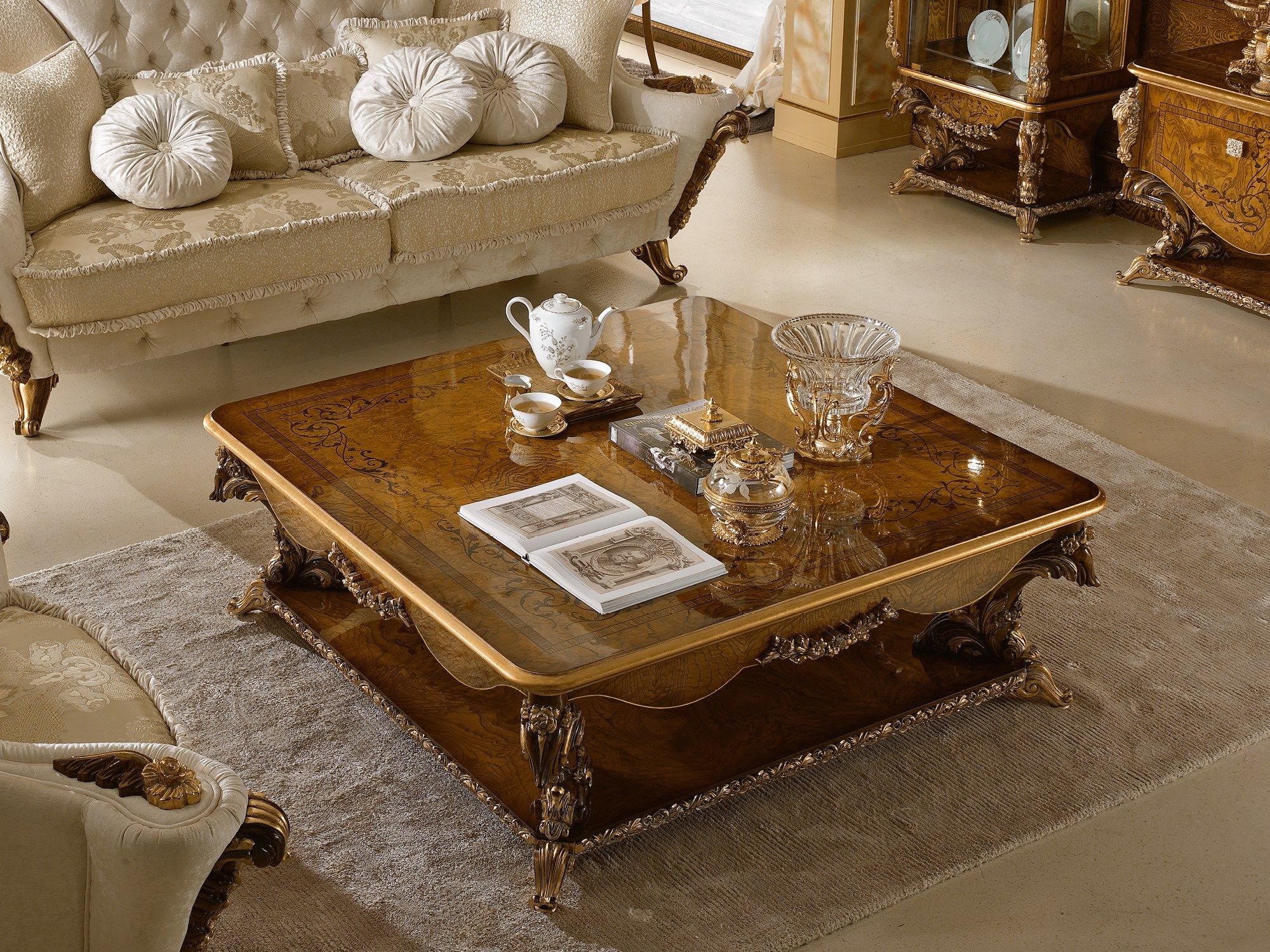 Квадратный журнальный столик A.R. Arredamenti водолазка ARCH-00145781 - Вид №3