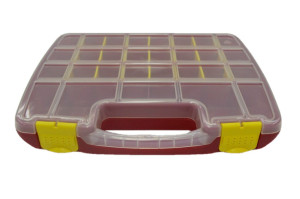 ORG 15-4 Органайзер ORG 15" -4 (330х260х50) Красный Цветочная коллекция