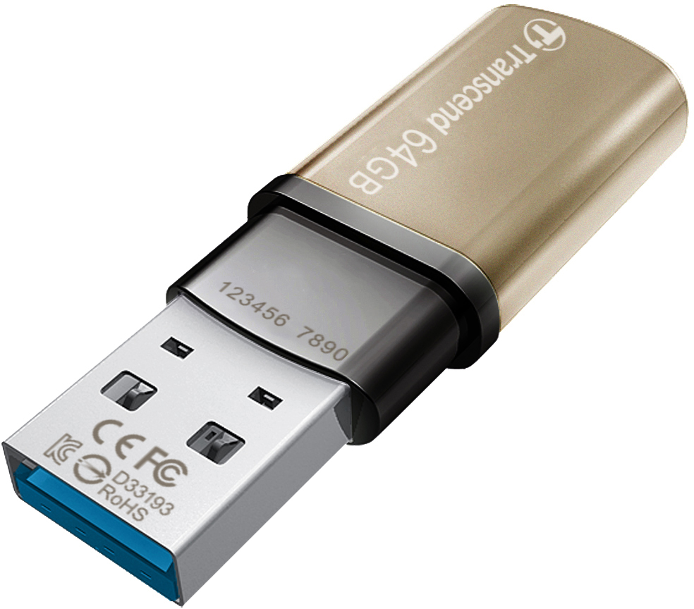 TS64GJF820G 64gb jetflash 820, gold Transcend Santreyd  - Вид №1