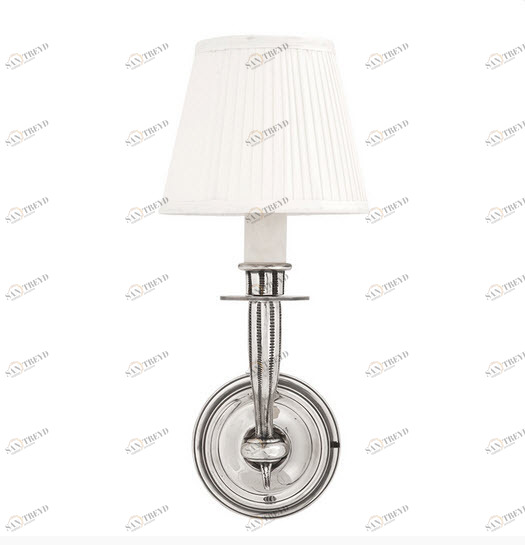 Бра Parisienne Single от Eichholtz 108073 EICHHOLTZ  059754 Белый;хром 