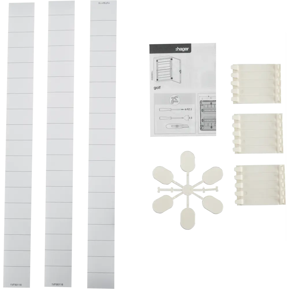 Щит распределительный навесной Hager Golf VS318TD 54 модулей IP30 пластик STLM-2098869 - Вид №4