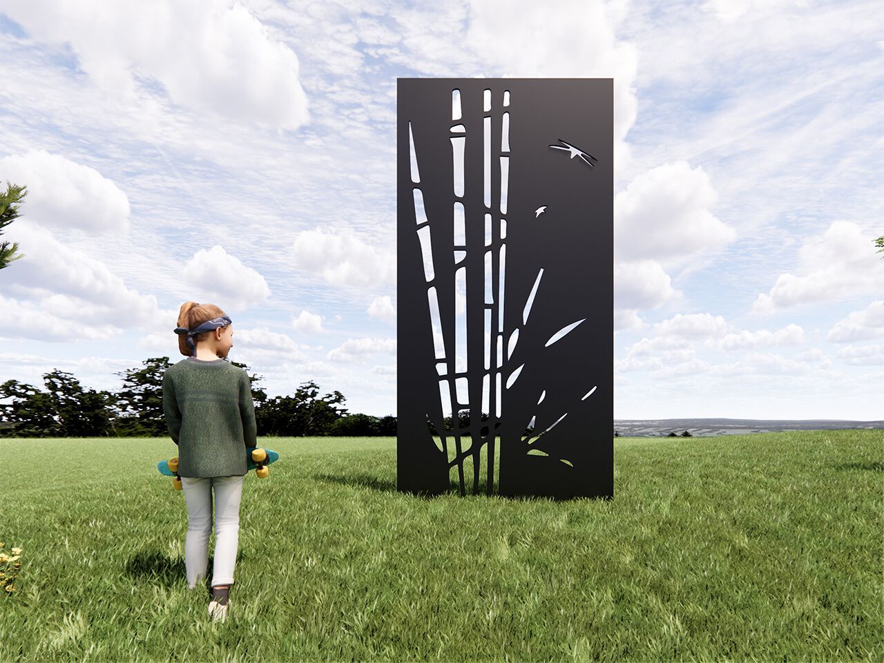 Экран перегородки сада MaxForm Customization ARCH-00041406 - Вид №2