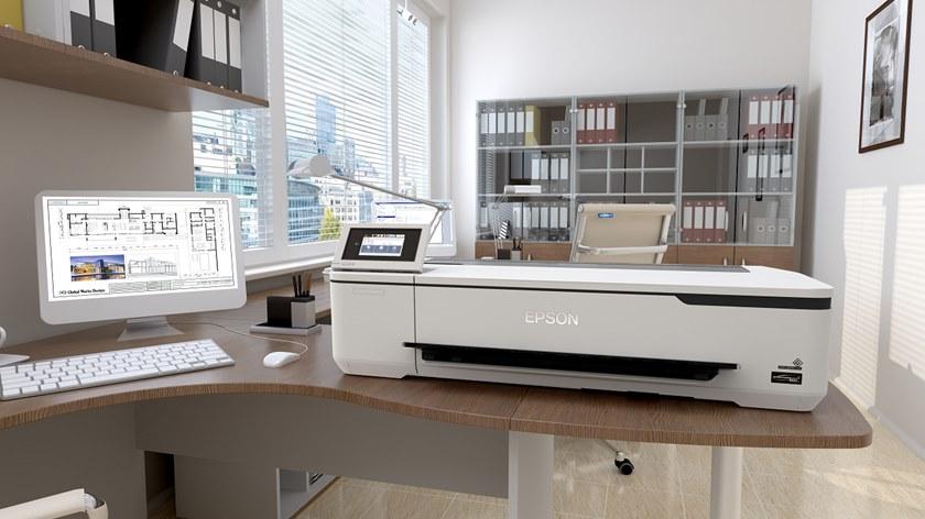 EPSON ITALIA Профессиональный широкоформатный принтер для CAD-чертежей Surecolor™ sc-t C11cf123-01a0/02a0 - Вид №1