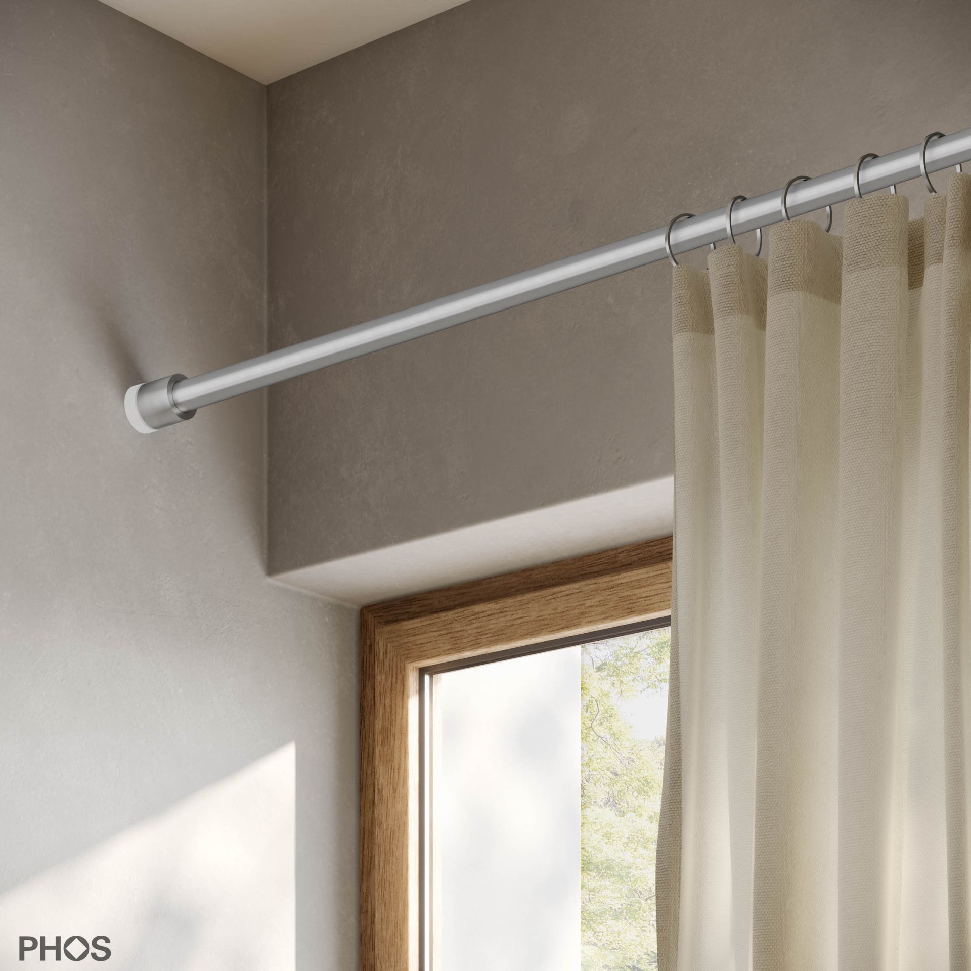 VTKS20-1-W Зажим для гардин и гардин, 50 - 100 см. сделано, чтобы измерить. PHOS 