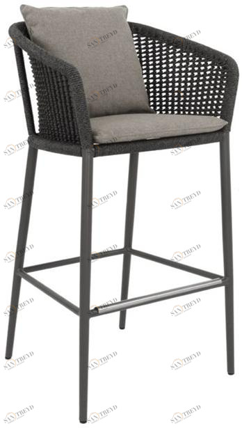 JANUS et Cie Барный стул из морской веревки с подлокотниками Knot sun-id-1415298