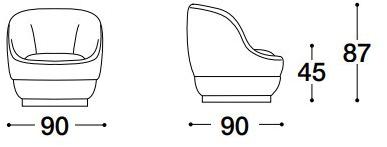 VOLPI Кресло с подлокотниками Luigi volpi Lv-21002.po - Вид №2