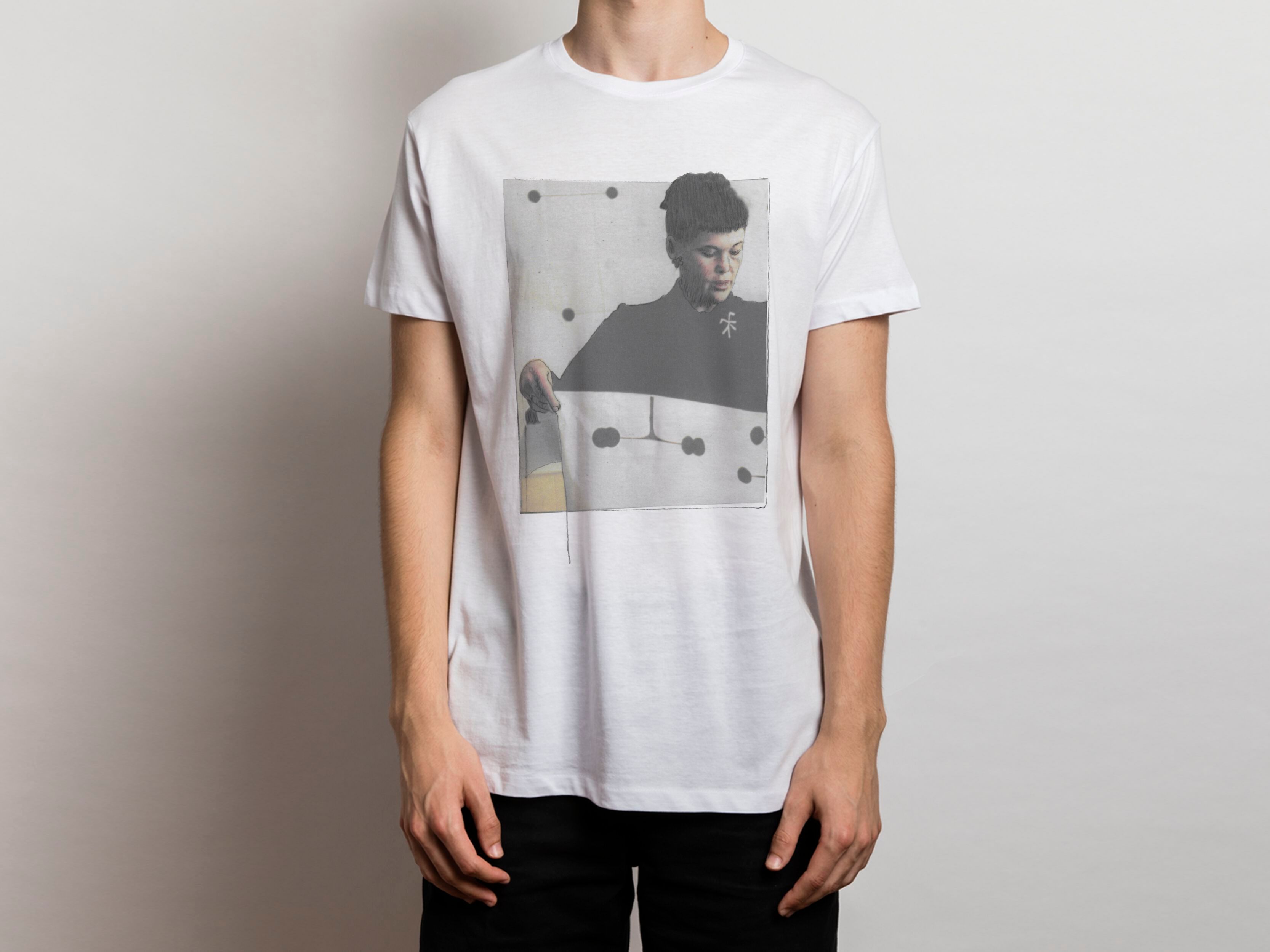 Футболка из органического хлопка с принтом isOnAir Vaghimiti ARCH-00055505