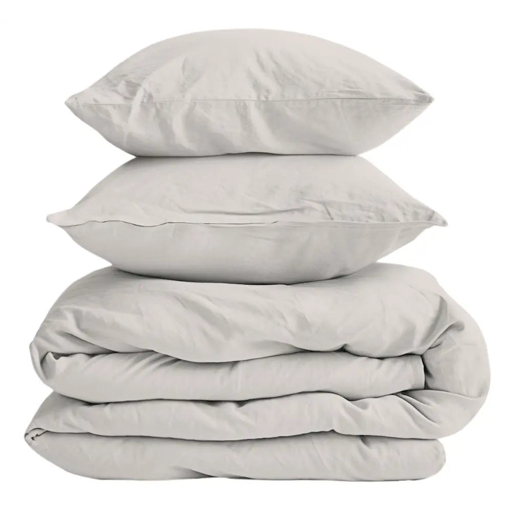 Комплект постельного белья НТК евро полисатин в нежном бежевом оттенке 89404961 STLM-1573417 - Вид №2