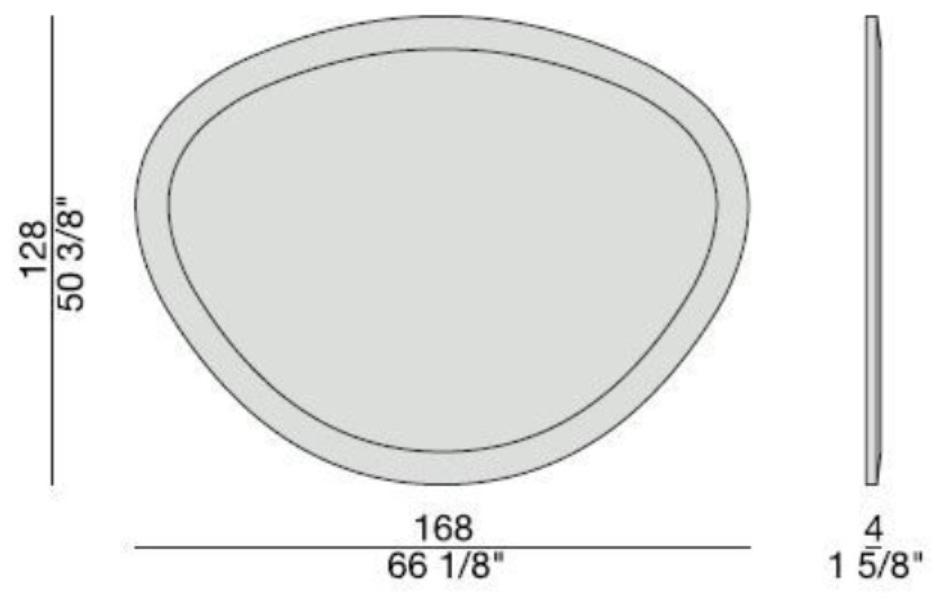 Porada Овальное зеркало в деревянной раме Iron sun-id-1507746 - Вид №1