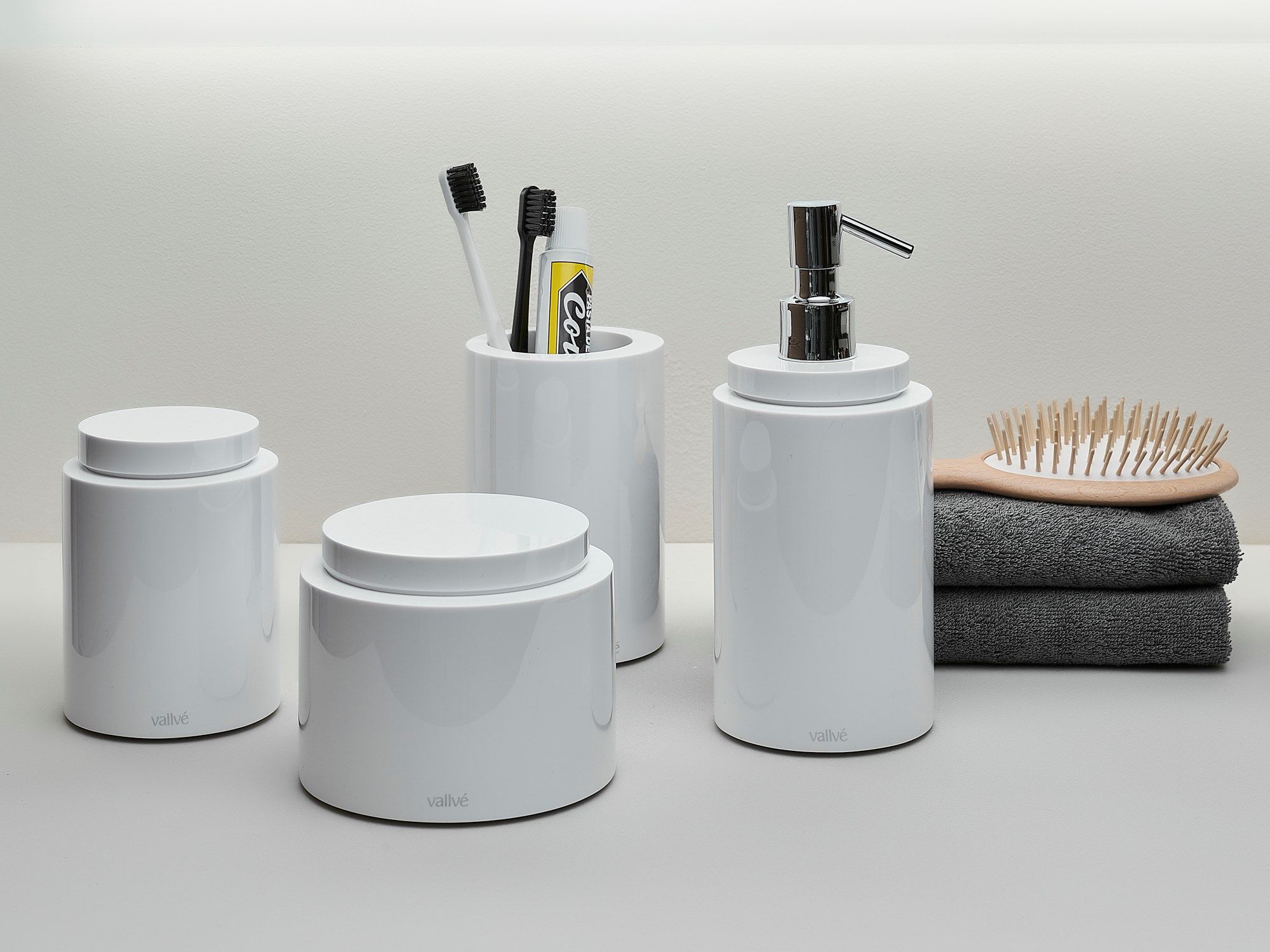 Держатель для хлопка из смолы с крышкой Vallvé ROLL ARCH-00033161 - Вид №2