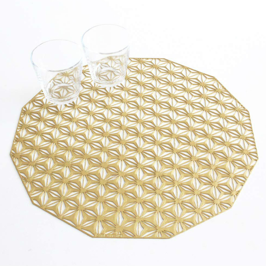 Салфетка виниловая Brass, Ø36 см Chilewich C100488004 - Вид №3