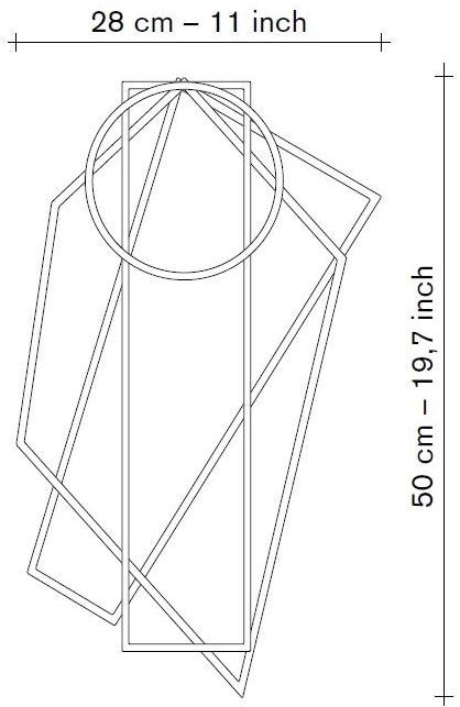 valerie_objects Подвеска из стали с порошковым покрытием  V9015007a/b  - Вид №6