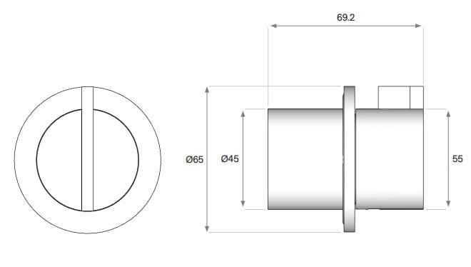 Термостатический смеситель для ванны с 5 отверстиями COCOON Piet Boon ARCH-00132336 - Вид №6