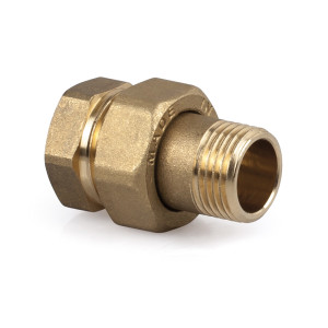 98274663 Соединитель прямой латунный Американка 1" STLM-0616830 SR RUBINETTERIE