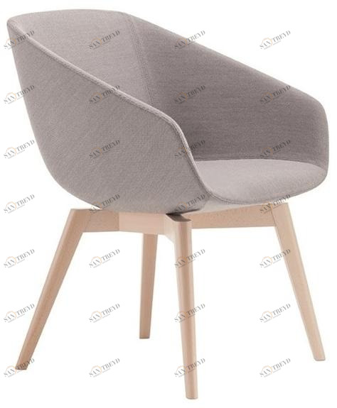 Albaplus Кресло на четырех ножках из бука Folha sun-id-1436781