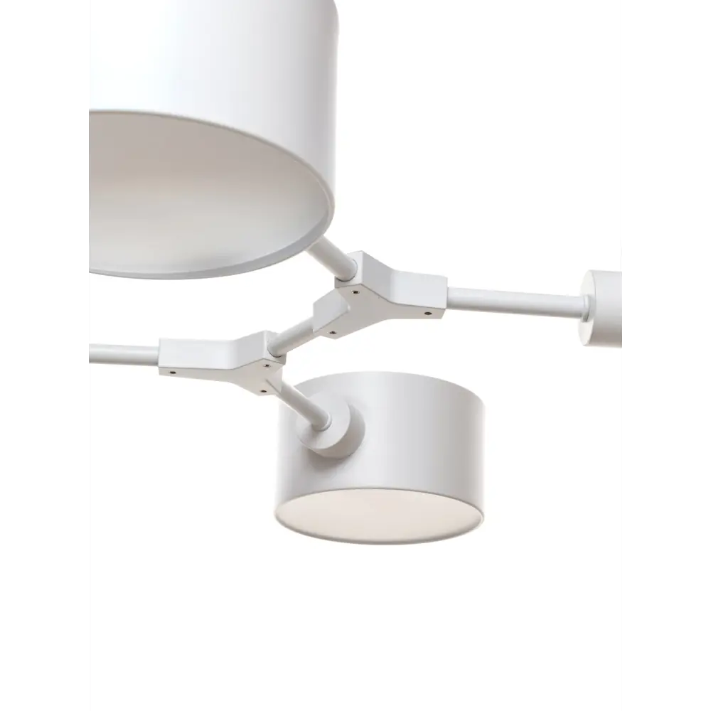 Люстра на штанге Lamplandia Bekker White L1314, 6 ламп, 20 м², цвет белый STLM-2074290 - Вид №5