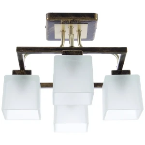 Люстра Вязель 4xЕ14x60 Вт, цвет антик/чёрный