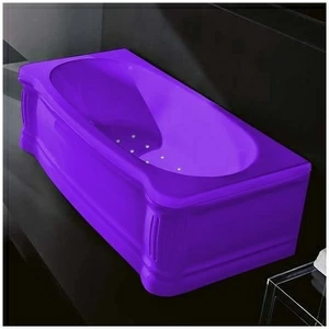 Ванна Gruppo treesse New Classic STA-V677C-SX-F фиолетовая с аэромассажем прямоугольная левая