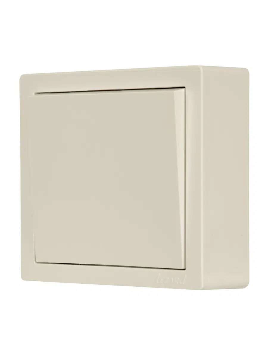 LETO Выключатель крем LEZARD 752-0300-100 - Вид №2